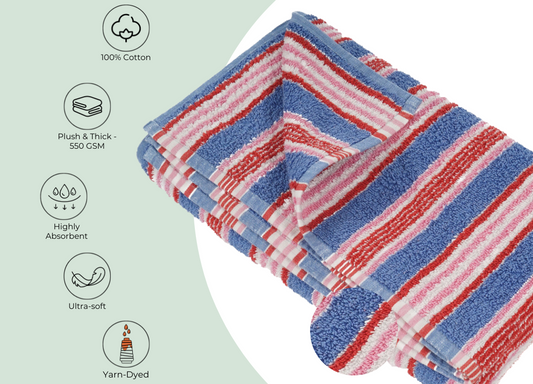 BLUEBERRY TERRY TOWEL 550 GSM