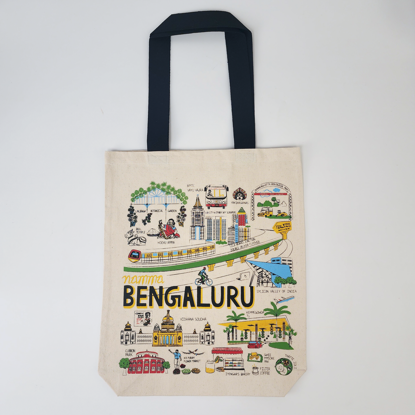 Bengaluru Print Tote Bag