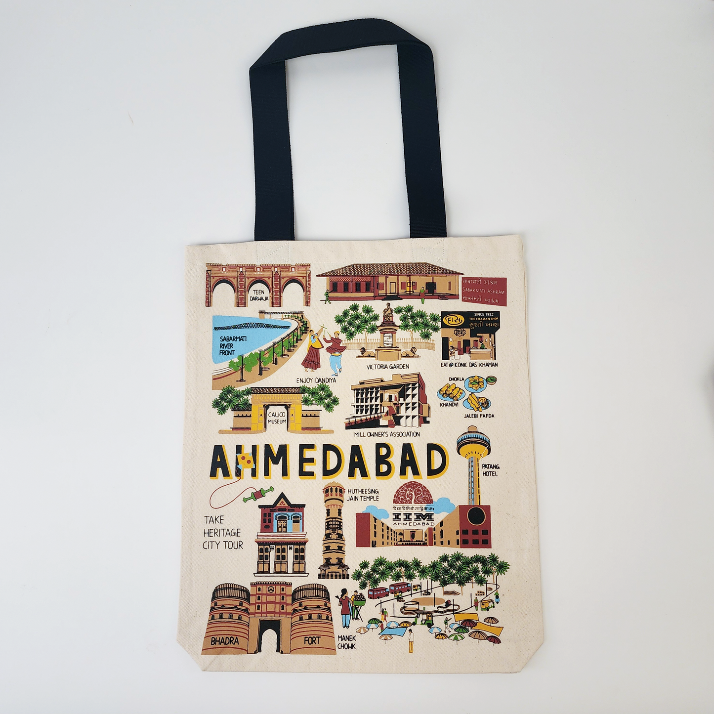 Ahmedabad Print Tote Bag
