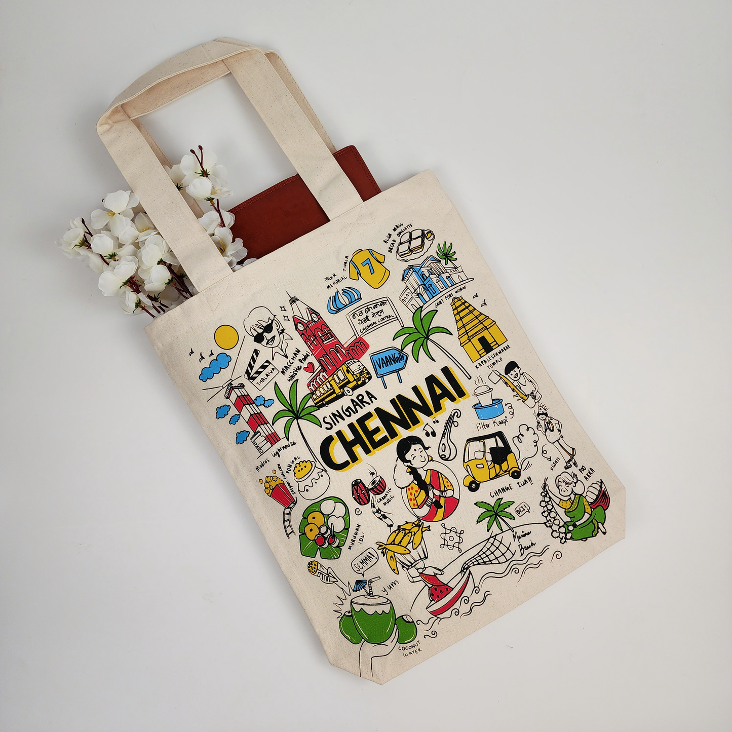 Chennai Print Tote Bag