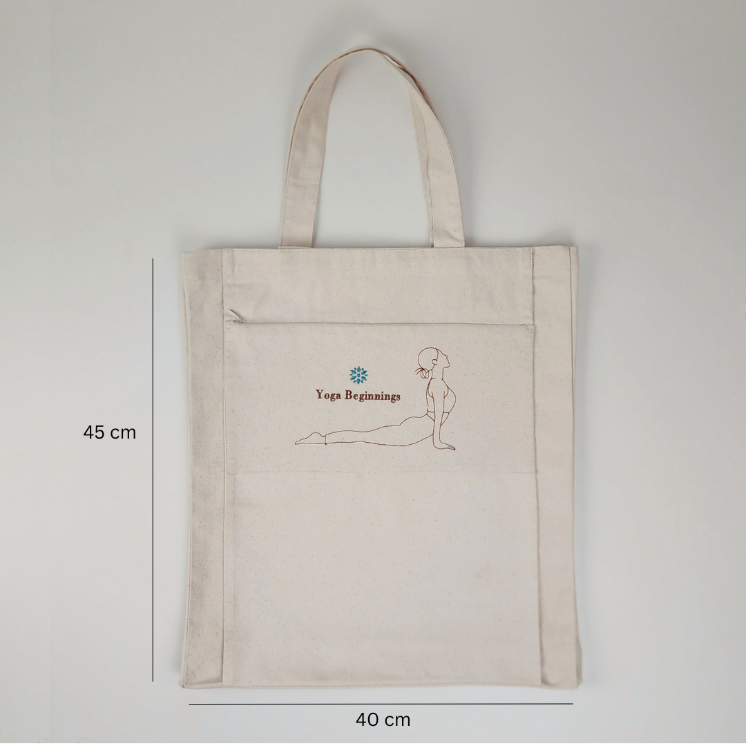 Durable and stylish yoga bag with spacious compartments, designed to carry your yoga mat and essentials. Perfect for everyday use, offering convenience and comfort for your yoga sessions. Sustainable with 100% organic cotton, even the cotton seeds visible on it. no chemical dye used, no color fading, and it is premium quality