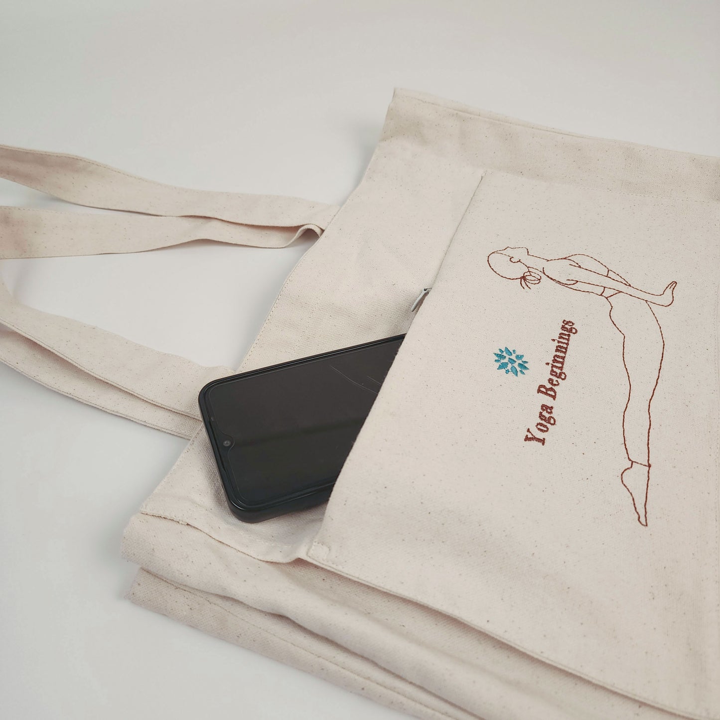 Durable and stylish yoga bag with spacious compartments, designed to carry your yoga mat and essentials. Perfect for everyday use, offering convenience and comfort for your yoga sessions. Sustainable with 100% organic cotton, even the cotton seeds visible on it. no chemical dye used, no color fading, and it is premium quality