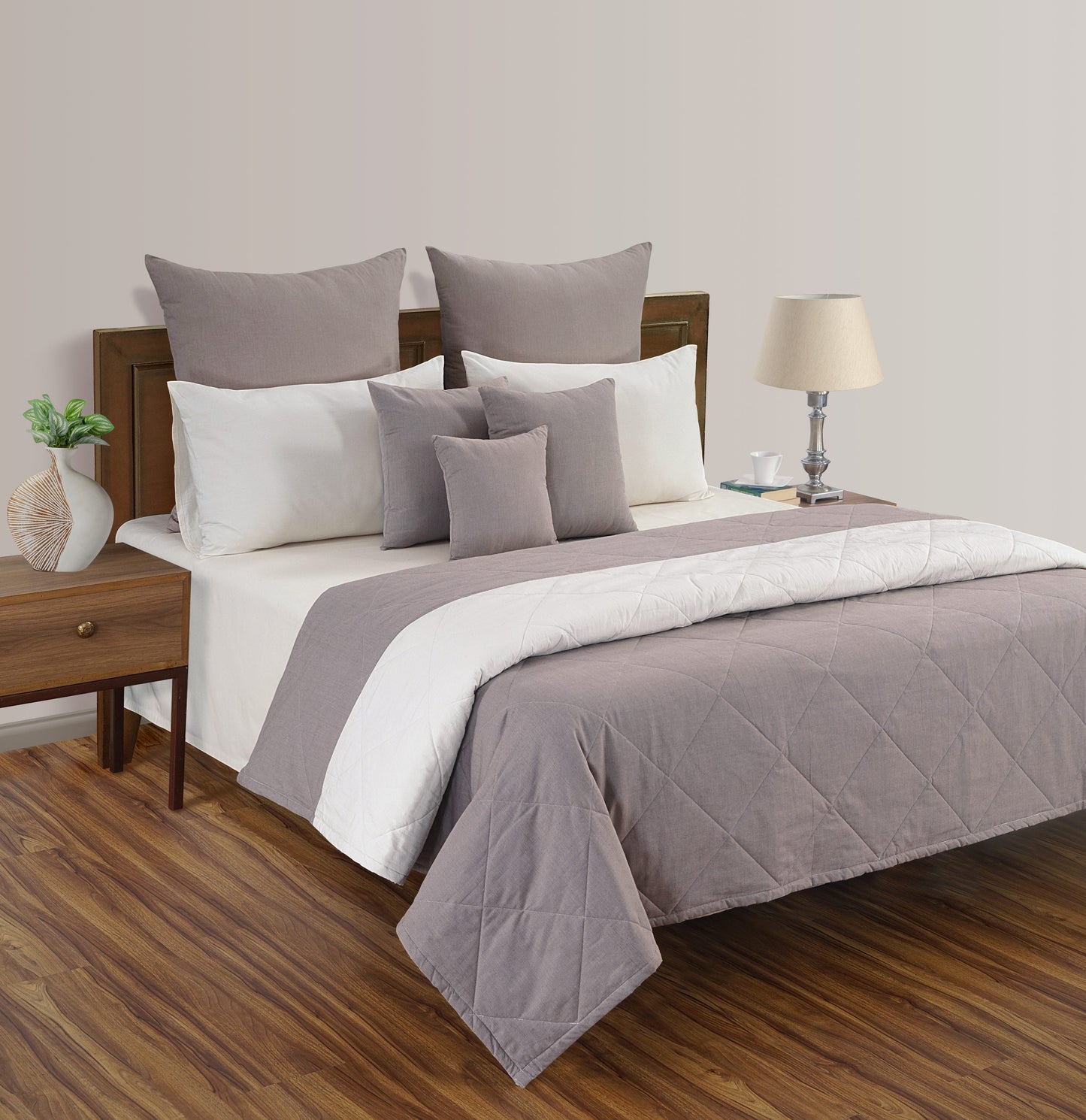 Chambray Cotton Comforter