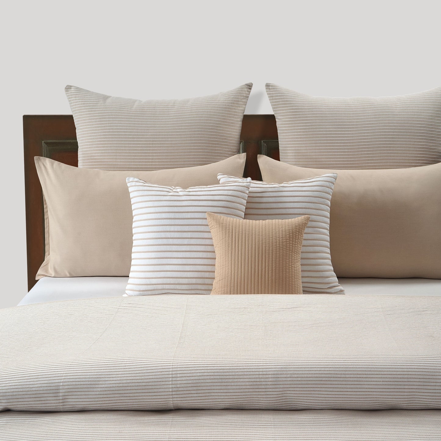White Rib Duvet Set