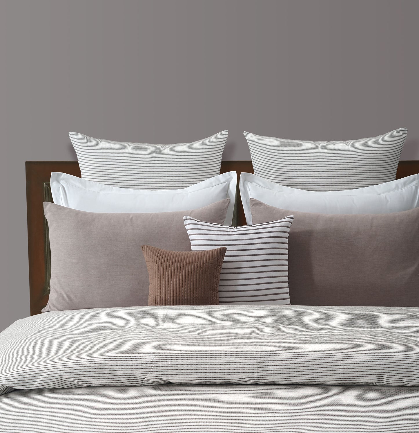 White Rib Duvet Cover