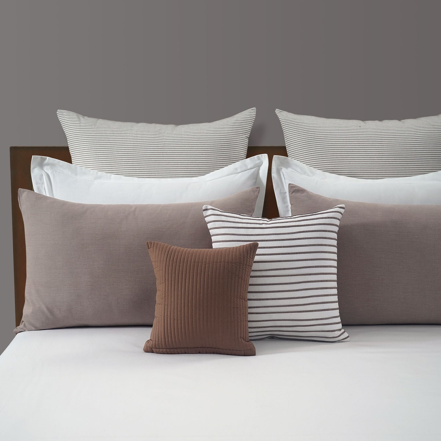 White Rib Duvet Cover