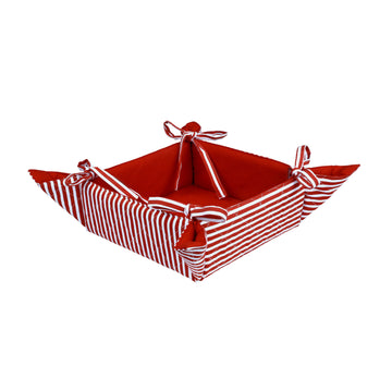 Candy Cane Dining Bread Basket