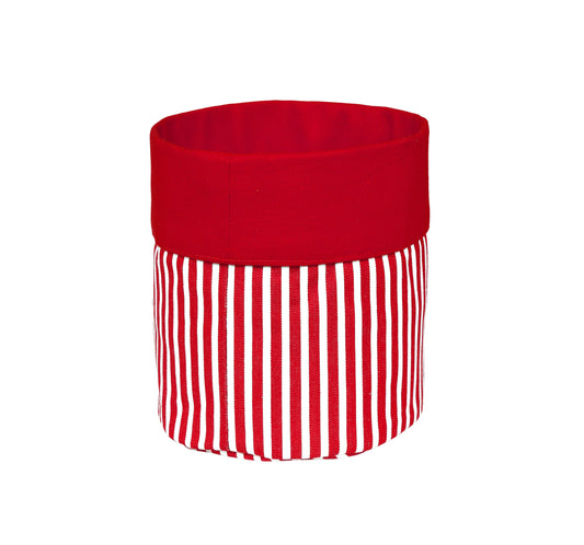 Candy Cane Kitchen Fabric Container