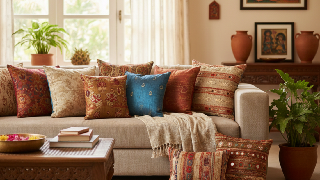 Best Cushion Cover Fabrics for Indian Homes