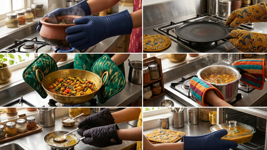 Best Heat-Resistant Gloves and Potholders for Indian Kitchens