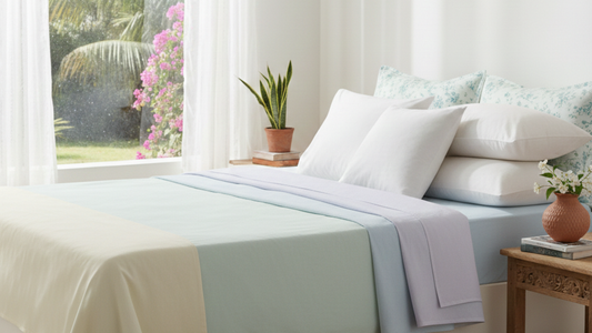 Best Bedsheet Colours for Summer Bedrooms