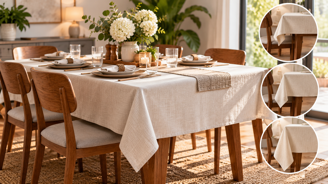How to Choose the Right Tablecloth Size for Your Dining Table