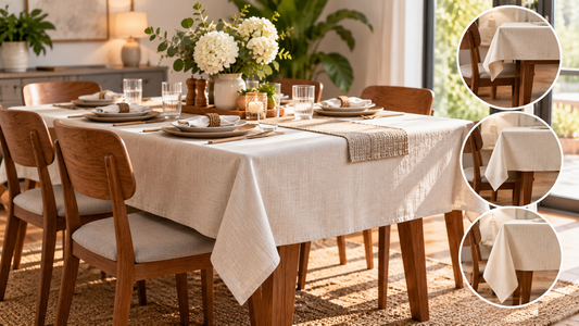 How to Choose the Right Tablecloth Size for Your Dining Table