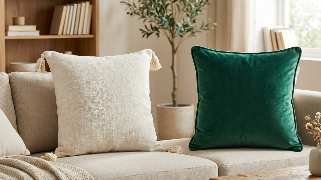 Cotton Cushion Covers vs Velvet: Which One Should You Choose?