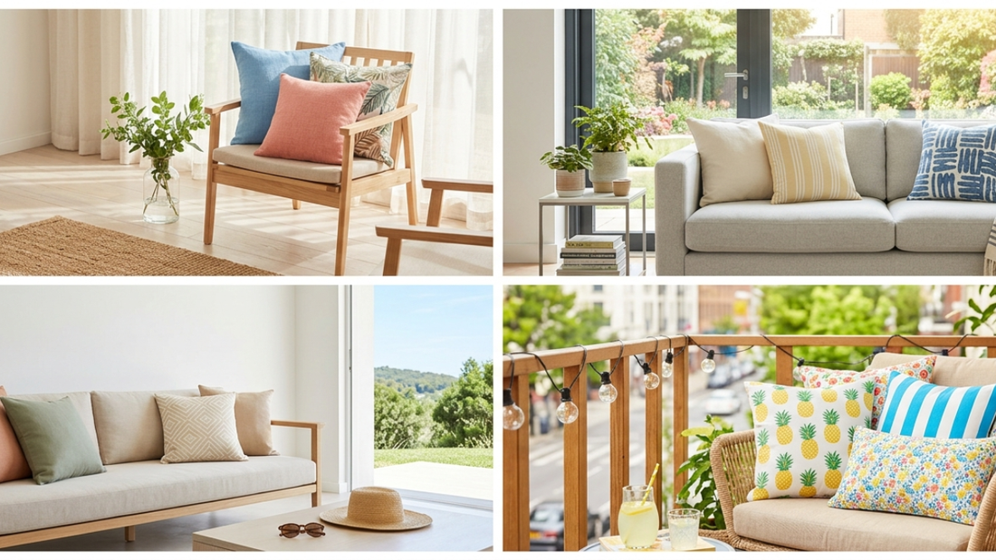 How Cushion Covers Can Refresh Your Living Room for Summer