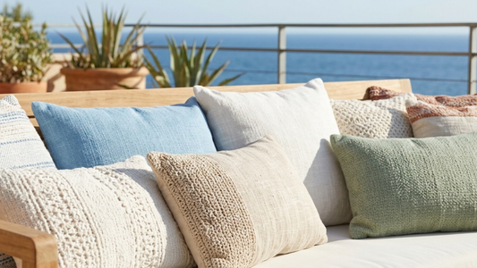 How Textured Cushion Covers Add Comfort During Warm Weather