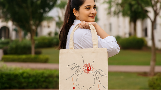 How the Rakhi Tote Bag Brings Together Style, Sentiment & Sustainability