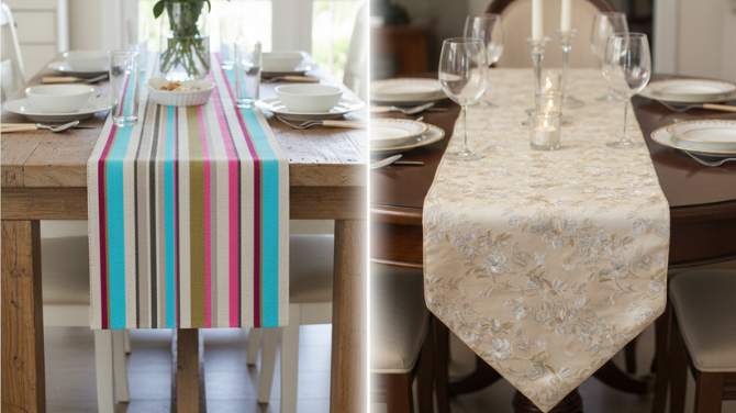 How to Choose the Right Table Runner for Your Dining Table