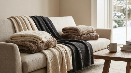 How to Layer Throws Like an Interior Designer This Winter