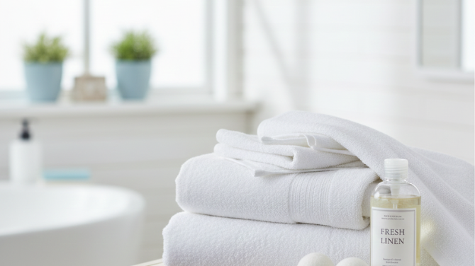 How to Keep Bath Towels Soft, Fluffy & Smell Fresh After Washing