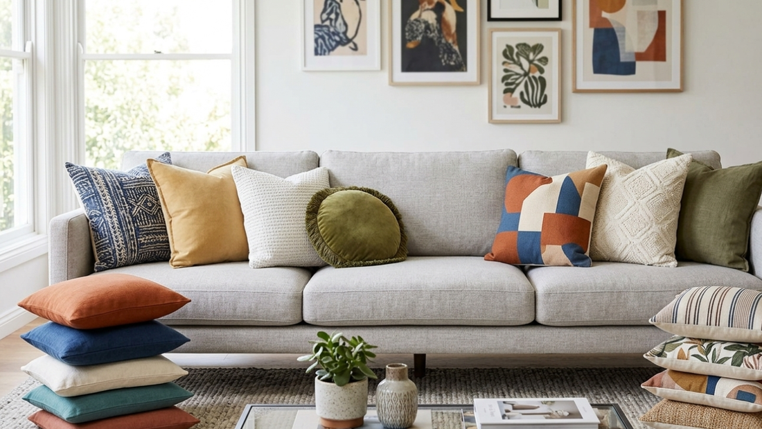 How to Mix and Match Cushion Covers for Sofa Styling