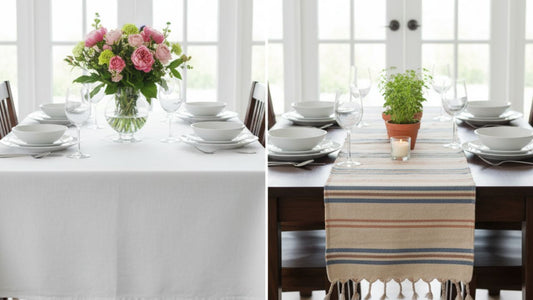 Table Runners vs. Tablecloths: What Works Best for Your Dining Table