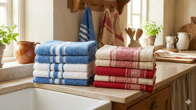 Terry vs. Flat Weave Kitchen Towels: Which Should You Choose?
