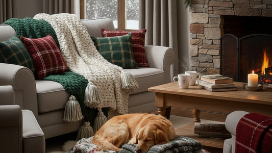 How Throws and Blankets Transform Your Living Room This Winter