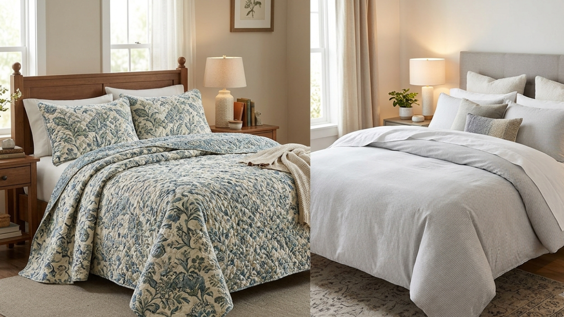 What Is the Difference Between a Bedspread and a Duvet Cover?