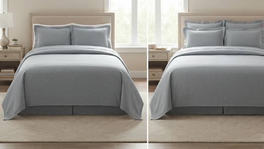 What Size Bedspread Should You Buy for Queen and King Beds?