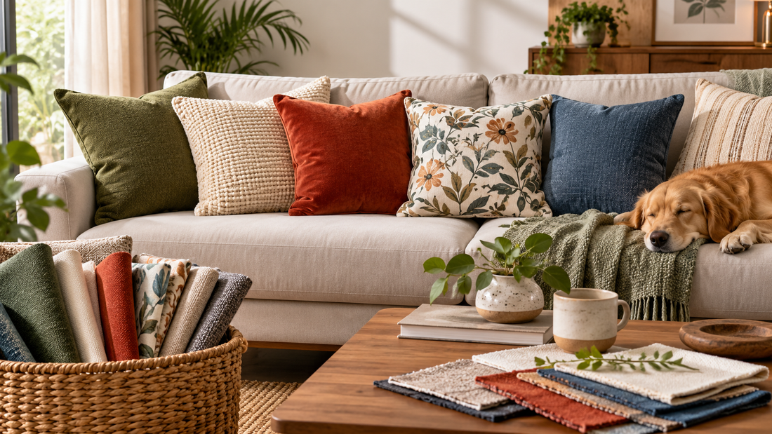 Which Cushion Cover Fabrics Are Best for Everyday Use?