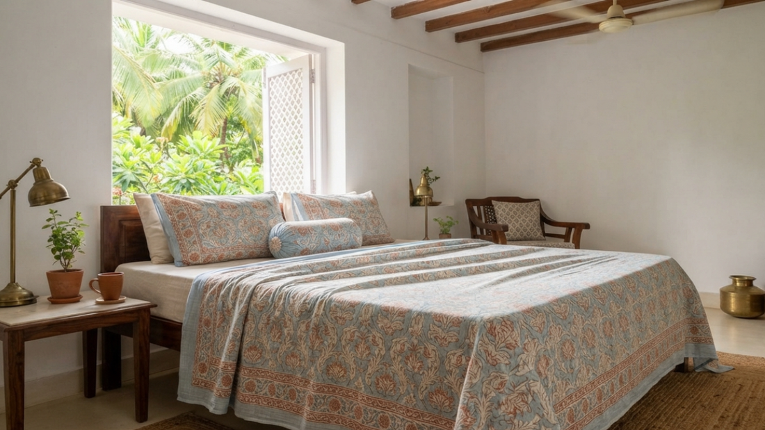 Why Are Lightweight Cotton Bedspreads Perfect for Indian Homes