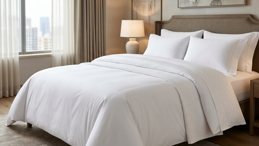Why Hotels Always Use White Cotton Bedsheets — The Science Behind It
