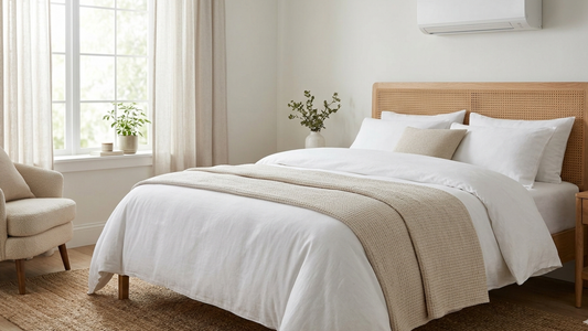 Why Your Bedroom Feels Hot Even With AC — And How Cotton Bedding Fixes It