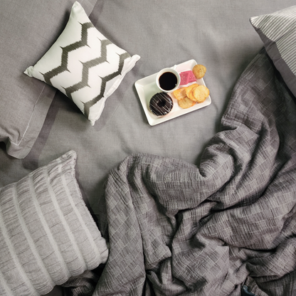 3 Layer Check Bedspread