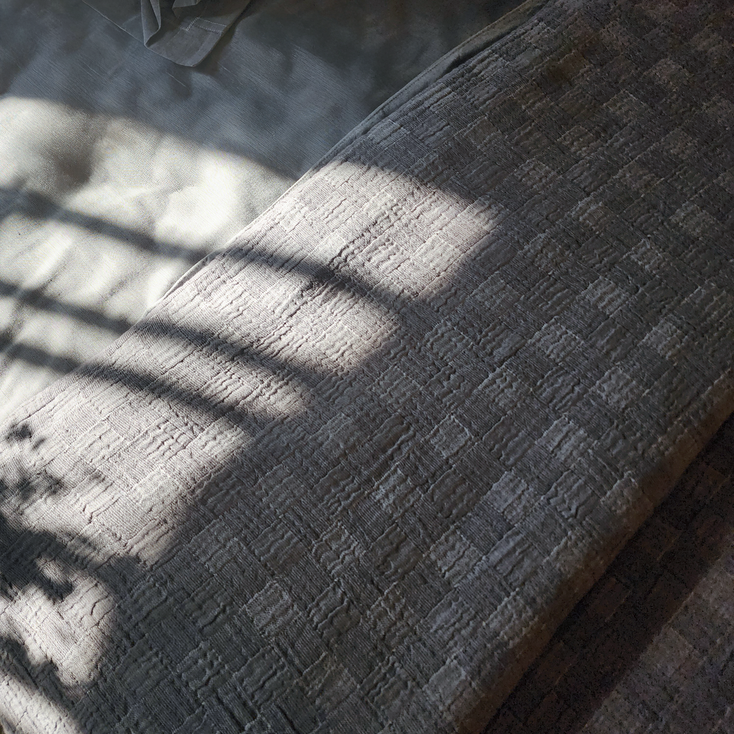 3 Layer Check Bedspread