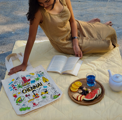Chennai Print Tote Bag