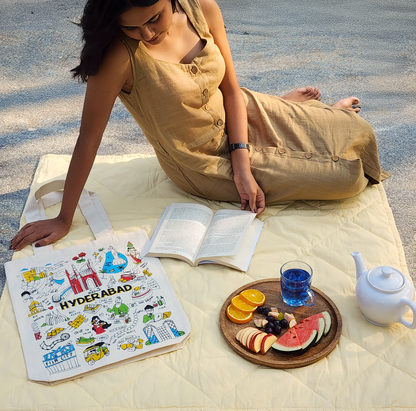 Hyderabad Print Tote Bag