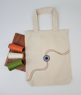 Indian Flag Embroidered Tote