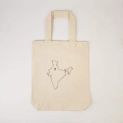 Delhi Print Tote Bag