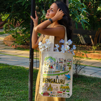 Bengaluru Print Tote Bag