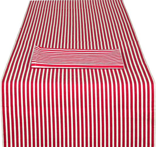 Candy Cane Table Runner