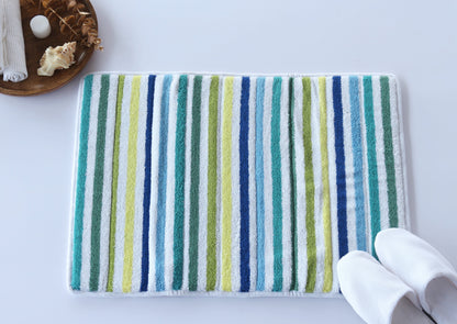 Ocean Terry Stripe Bathmat