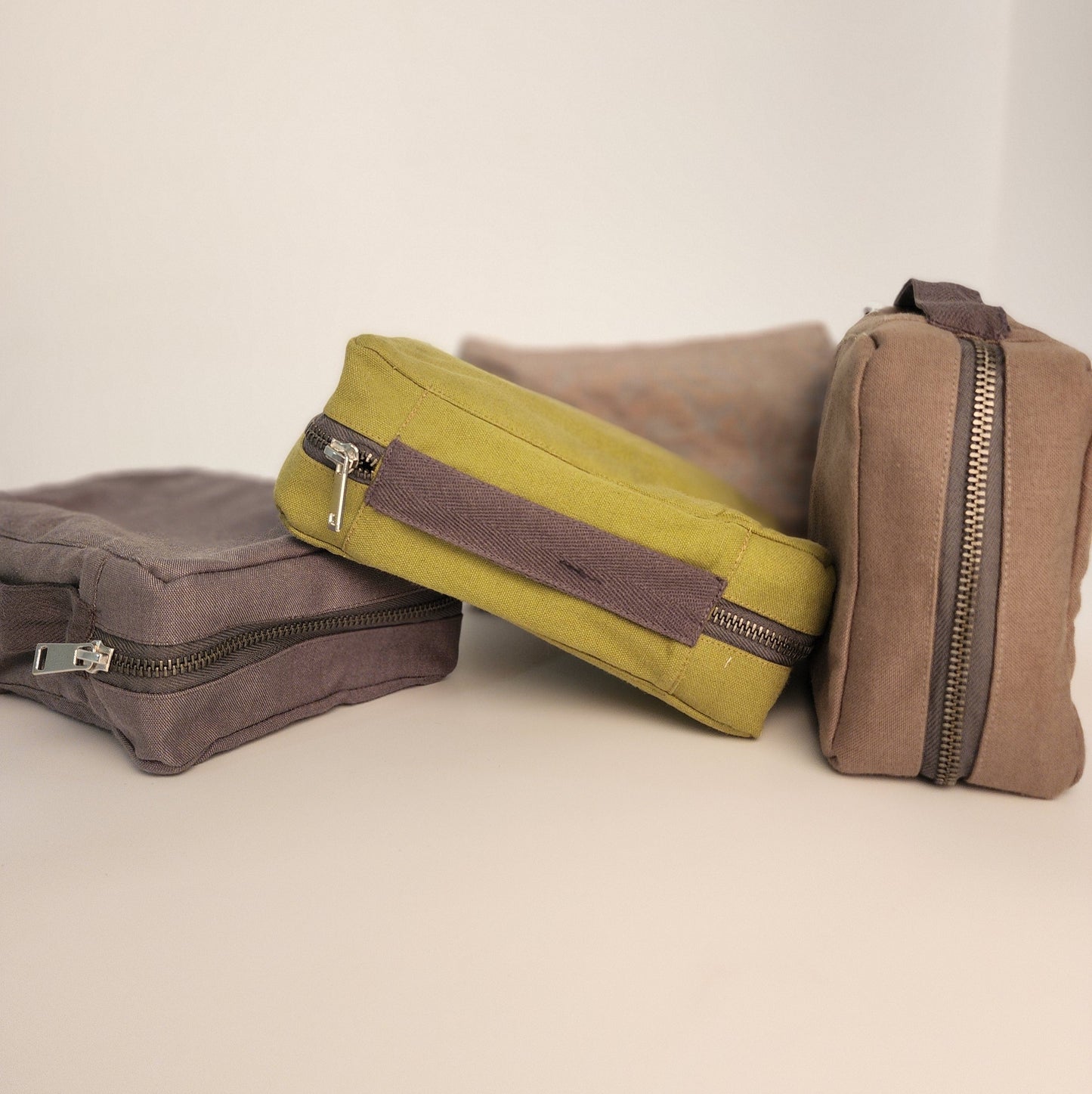 pouch, bag, 100% cotton , compartments , sections , zips , chain , inside zip , tarvel bag , college bag , office bag , multi color , spacious , minimalistic , colorful , everyday use , fabric bag, handmade , hand loom , inside zipper , pocket inside, handle , solid color, space , durable , for rough use 