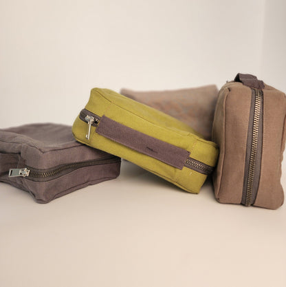 pouch, bag, 100% cotton , compartments , sections , zips , chain , inside zip , tarvel bag , college bag , office bag , multi color , spacious , minimalistic , colorful , everyday use , fabric bag, handmade , hand loom , inside zipper , pocket inside, handle , solid color, space , durable , for rough use 