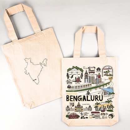 Bangalore Print Tote Bag