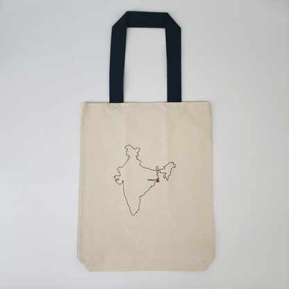 Kolkata Print Tote Bag