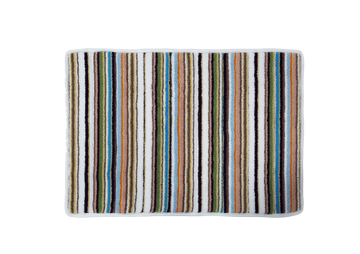 Olive Terry Stripe Bathmat