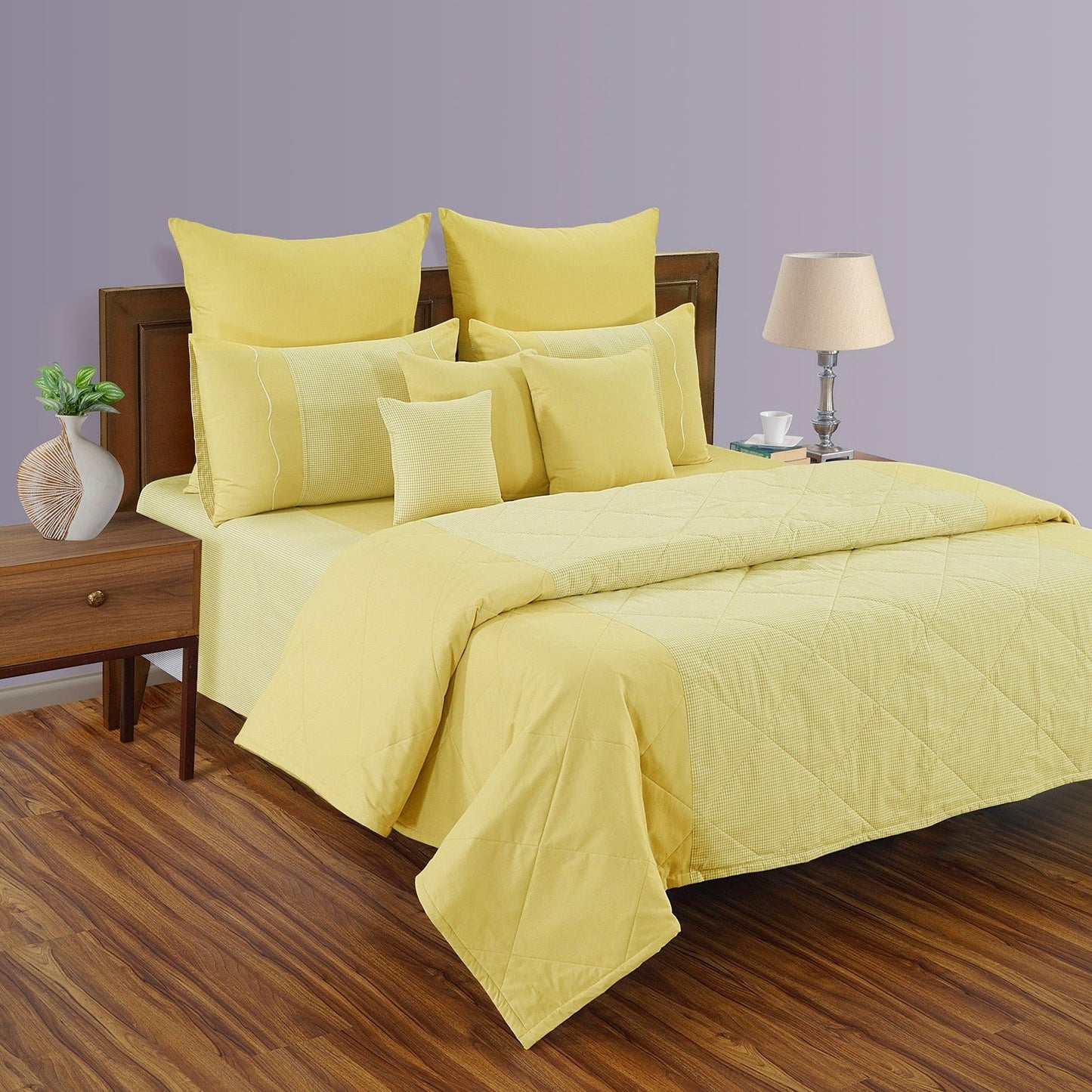 Pincheck Bedsheet Set