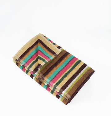 Butterscotch Stripe Bath Towels